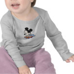 Baby Mickey Mouse playing with toy car Tees