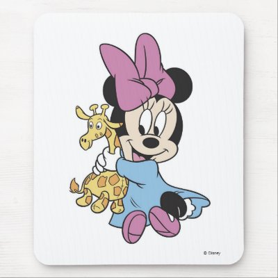 Baby Minnie mousepads