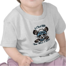 Baby MMA Skull and Binky T-shirts