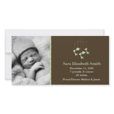 Baby Mobile Birth Announcements photocard