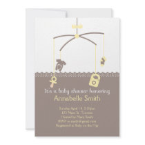 Baby Mobile Shower Invitation