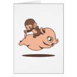Baby Monkey (Going Backwards on a Pig) cards