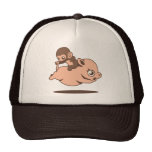 Baby Monkey (Going Backwards on a Pig) Hat hats