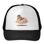 Baby Monkey (Going Backwards on a Pig) hats