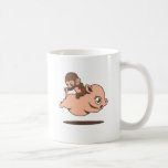 Baby Monkey (Going Backwards on a Pig) mugs