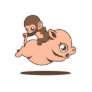Baby Monkey (Going Backwards on a Pig) T-shirts