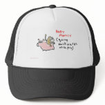 Baby Monkey (riding backwards on a pig) Mesh Hat