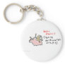 Baby Monkey (riding backwards on a pig) Key Chains