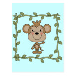 Baby Monkey Tshirts and Gifts Postcards