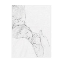 baby mother postcards
