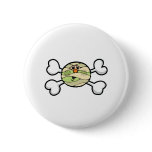 baby mummy Skull and Crossbones Pinback Buttons