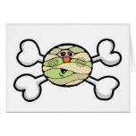 baby mummy Skull and Crossbones Greeting Card