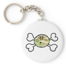 baby mummy Skull and Crossbones Key Chain