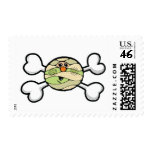 baby mummy Skull and Crossbones Postage Stamps