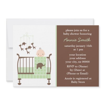 Baby Neutral Nursery Personalized Invitations by heartlocked