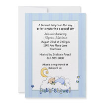 Baby on a Cloud Baby Shower invitations by mousearte Baby on a Cloud Baby Shower invitations