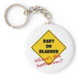 Baby on Bladder Key Chain