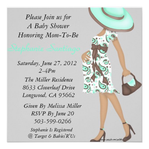 Baby-On-Board Baby Shower Inivitation Custom Invites