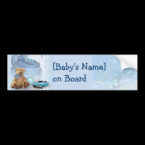 Baby on Board (customizable) bumper stickers