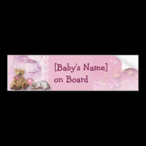Baby on Board (customizable) bumper stickers
