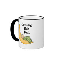 Baby on Moon Fall mugs