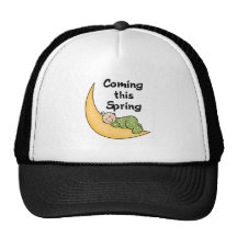 Baby on Moon Spring Mesh Hats