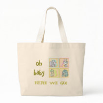 baby on the go! tote bags by deannayoakum baby on the go! tote bags