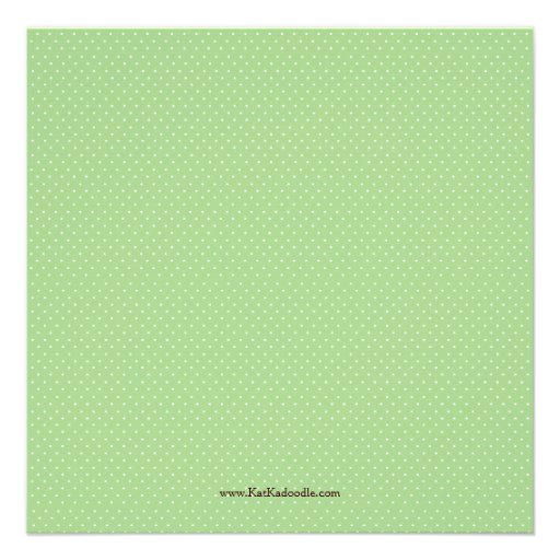 Baby On the Way Modern Green & Brown Baby Shower Invites