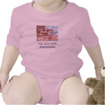 Baby Onesies humor I'm Calling Grandma Floral Rompers