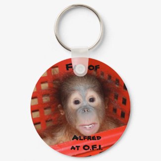 Baby Orangutan Alfred keychain