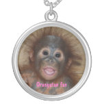 Baby Orangutan in Borneo Custom Jewelry