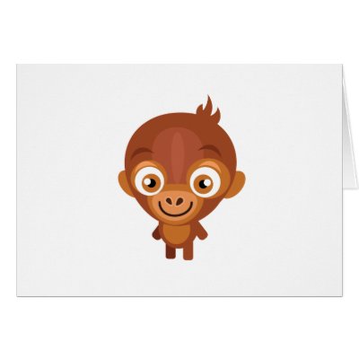 Baby Orangutan - My Conservation Park Cards by MyConservationPark