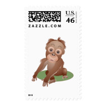Baby Orangutan Postage Stamps