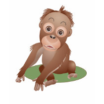 Baby Orangutan t-shirts