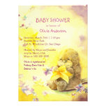 Baby Otter & Starfish Cute Baby Shower Invitations