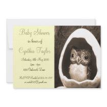 Baby Owl Baby Shower Invitation