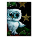 BABY OWL HANGING STARS CUSTOMIZE Card card