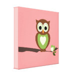 Baby Owl/ Nursery Decor Gallery Wrap Canvas