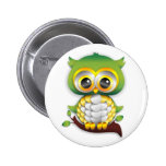 Baby Owl Paper Craft Button buttons