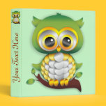 Baby Owl Paper Craft Design Binder binders