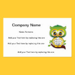 Baby Owl Paper Craft Design Business Card business cards