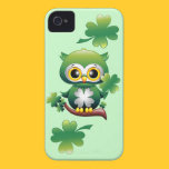 Baby Owl St Patrick Cartoon iPhone 4/4S Case casemate cases