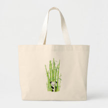 Baby Panda in Bamboo Forest Bag