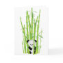 Baby Panda in Bamboo Forest Greeting Cards