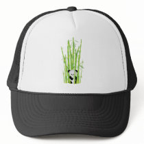 Baby Panda in Bamboo Forest Trucker Hats