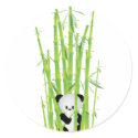 Baby Panda in Bamboo Forest stickers
