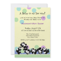 Baby Panda Mania Custom Announcements