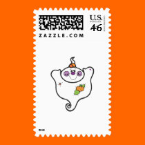 baby patchwork ghost postage