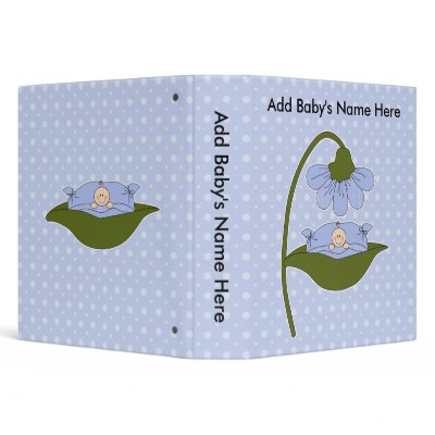 Baby Pea's 1st Year 1.5" (Add Baby's Name) Binder by ArmyMomCreations