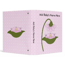 Baby Pea's 1st Year 1" (Add Baby's Name) Binder